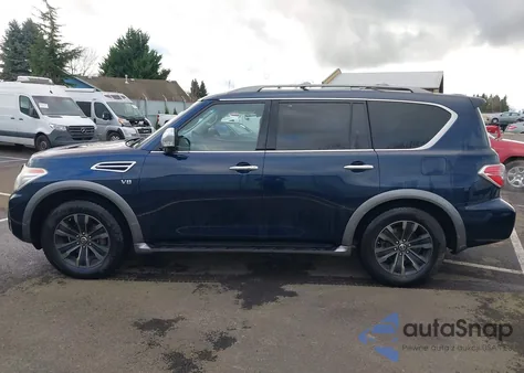 2017 Nissan Armada Platinum z USA, uszkodzony, nr VIN JN8AY2NEXH9707213